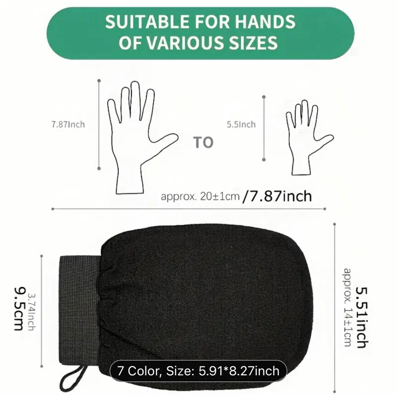 Body Exfoliating Mitt/Glove